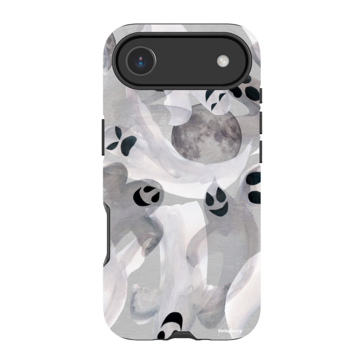 iPhone Tough Case - Ghosts and Moons By Tracey English