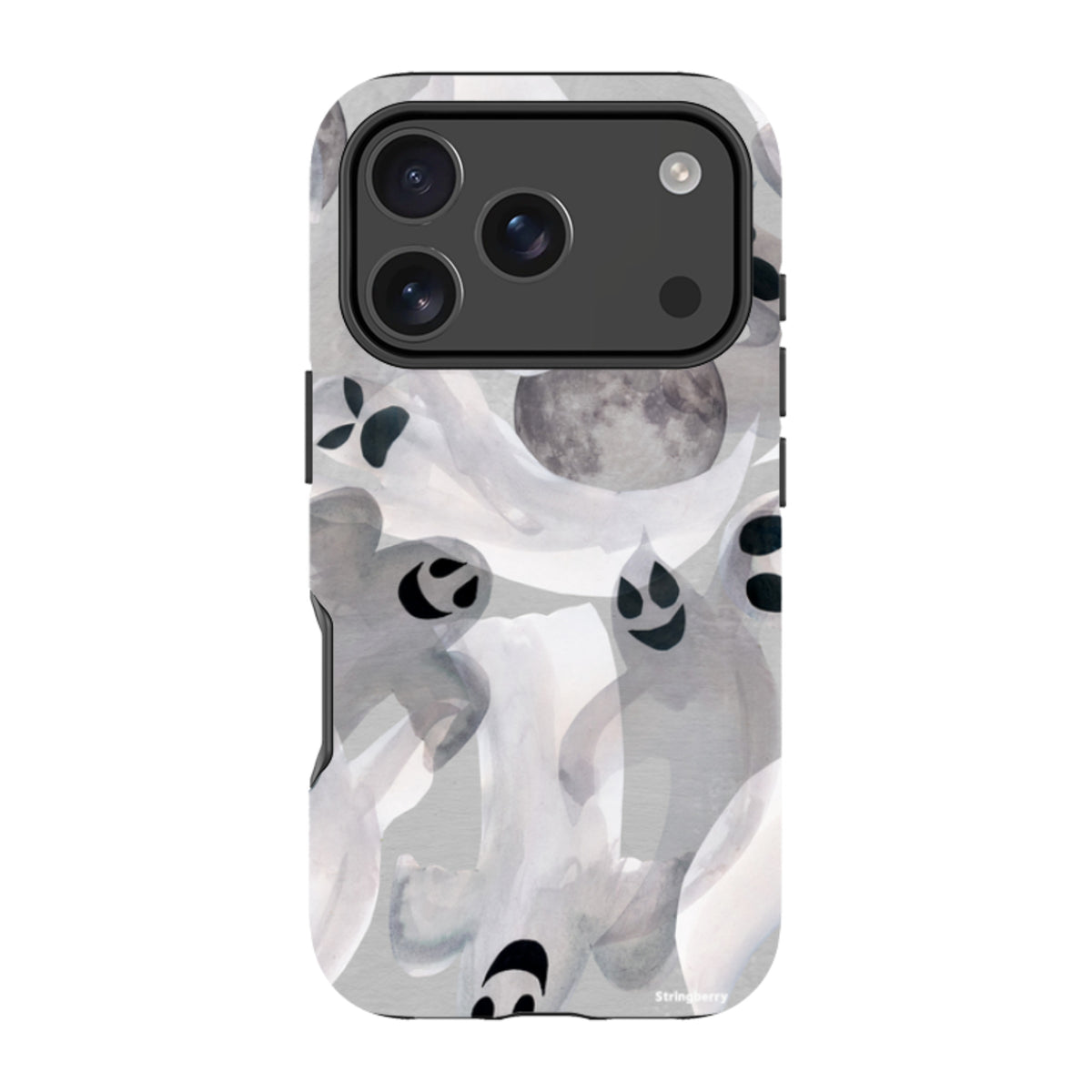 iPhone Tough Case - Ghosts and Moons By Tracey English