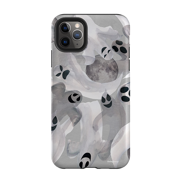 iPhone Tough Case - Ghosts and Moons By Tracey English