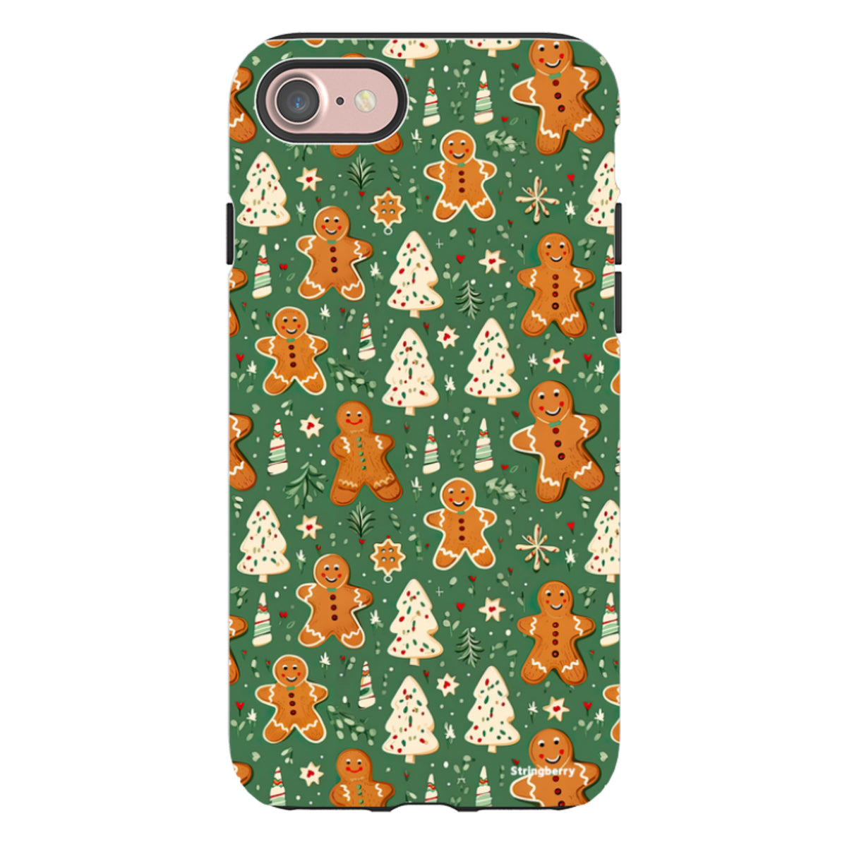 iPhone Tough Case - Ginger Bread Xmas II