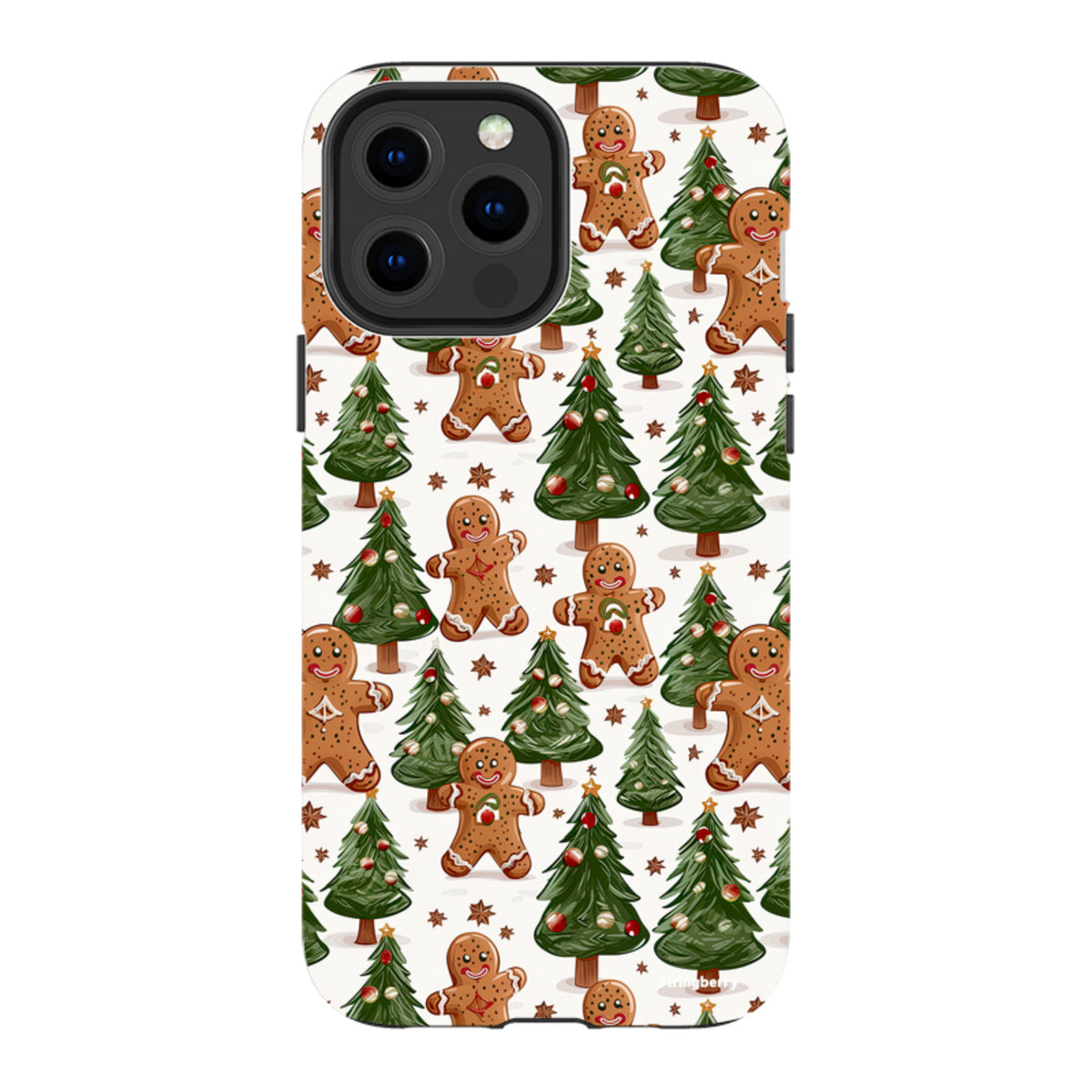 iPhone Tough Case - Ginger Bread Xmas III