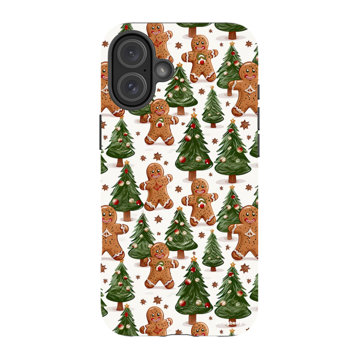 iPhone Tough Case - Ginger Bread Xmas III