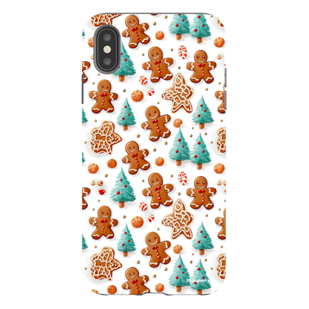 iPhone Tough Case - Ginger Bread Xmas