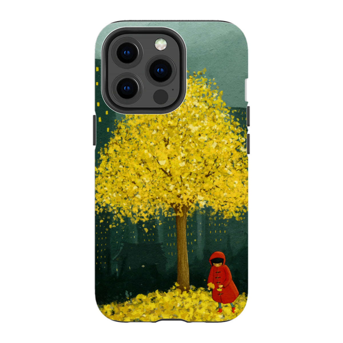 iPhone Tough Case - Gingko Tree By Maja Lindberg