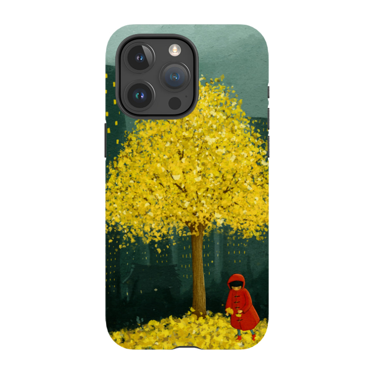 iPhone Tough Case - Gingko Tree By Maja Lindberg