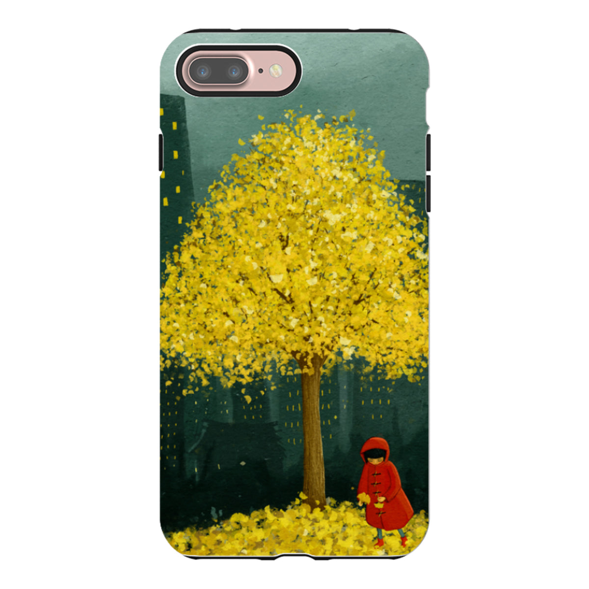 iPhone Tough Case - Gingko Tree By Maja Lindberg