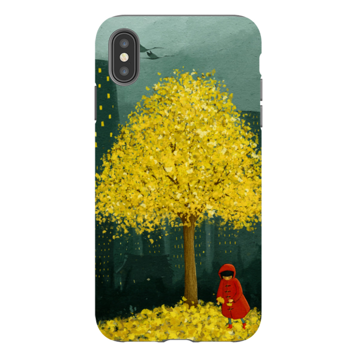 iPhone Tough Case - Gingko Tree By Maja Lindberg