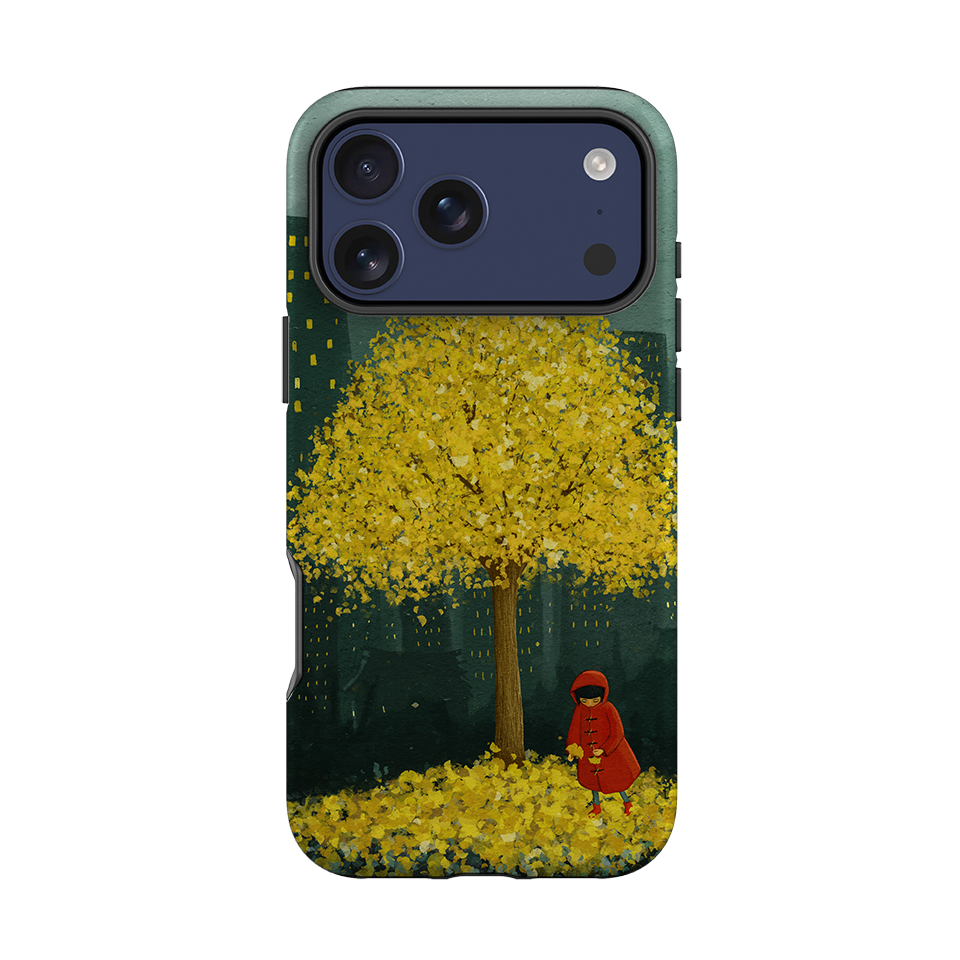 iPhone Tough Case - Gingko Tree By Maja Lindberg