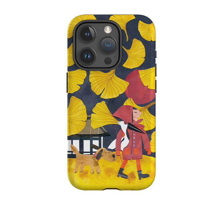 iPhone Tough Case - Ginko Leaves By Tracey English