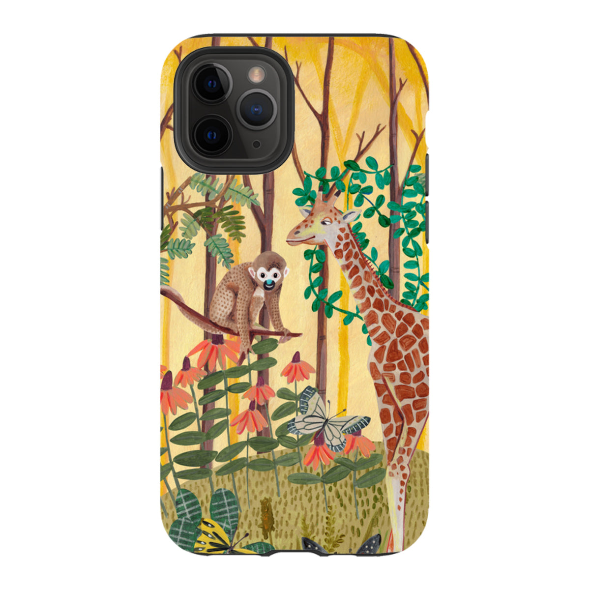 iPhone Tough Case - Giraffe By Caroline Bonne Muller