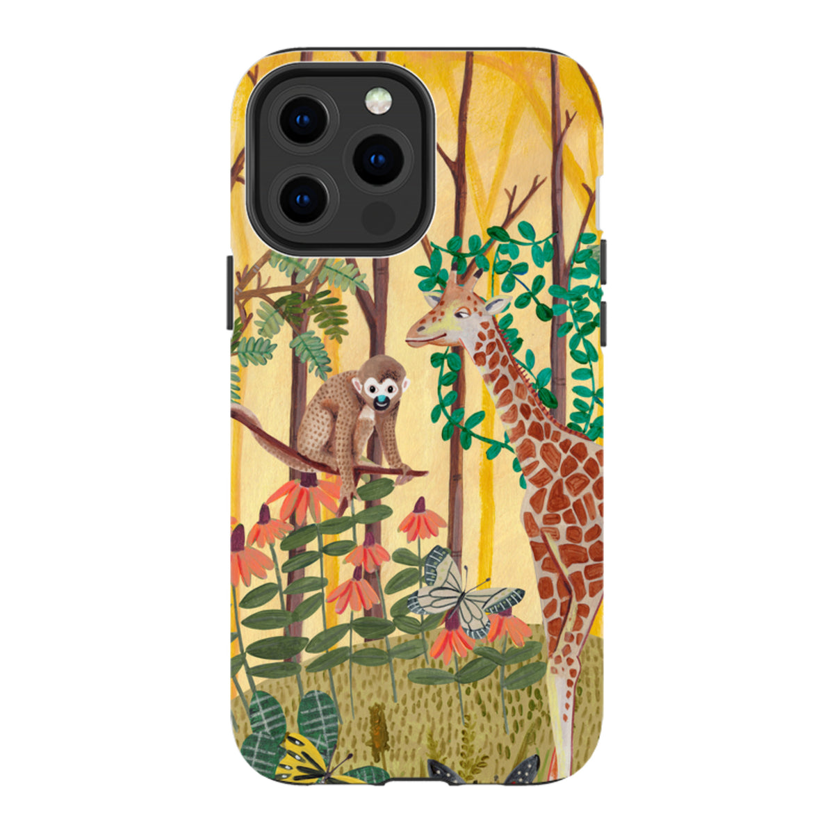iPhone Tough Case - Giraffe By Caroline Bonne Muller