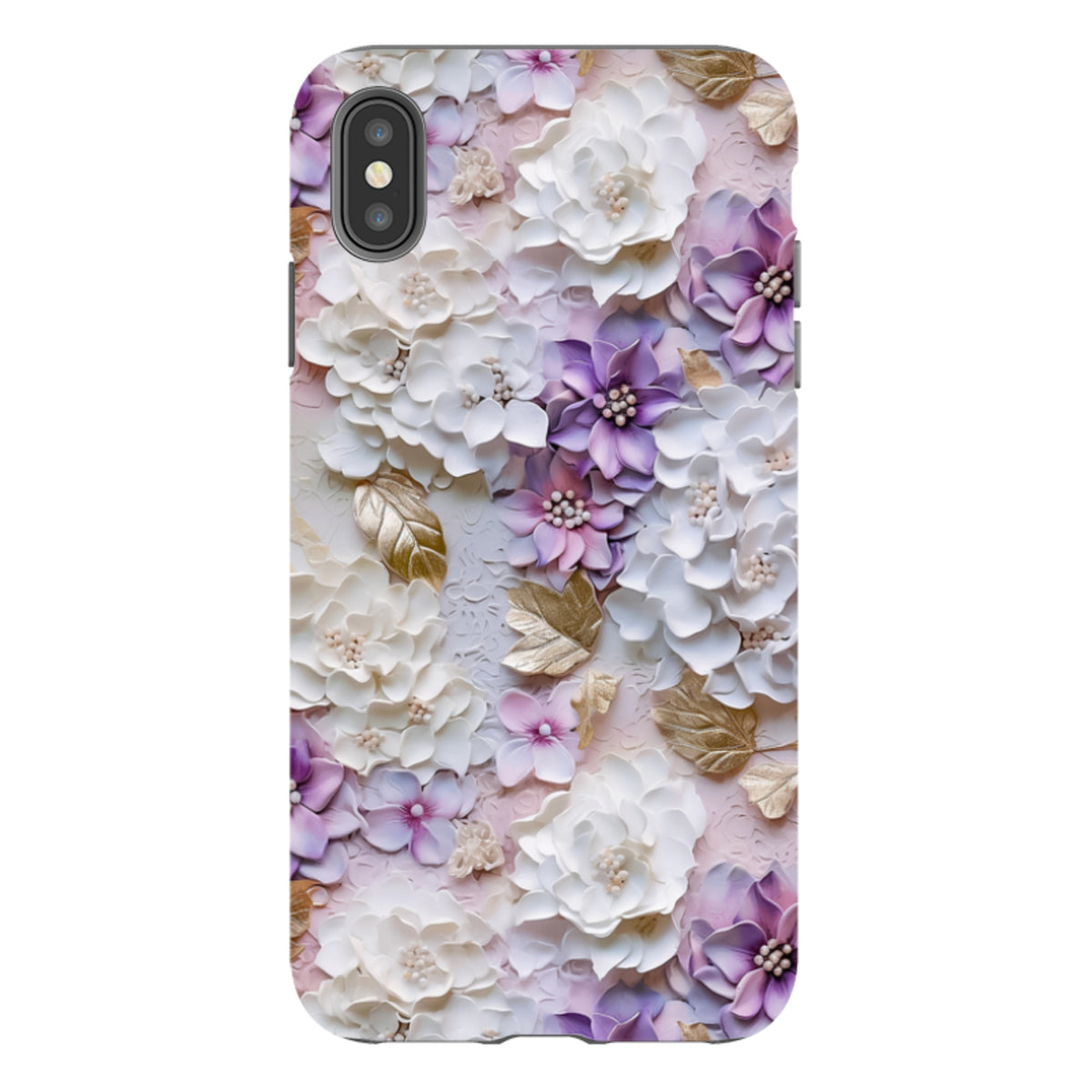 iPhone Tough Case -Gold & Mauve II