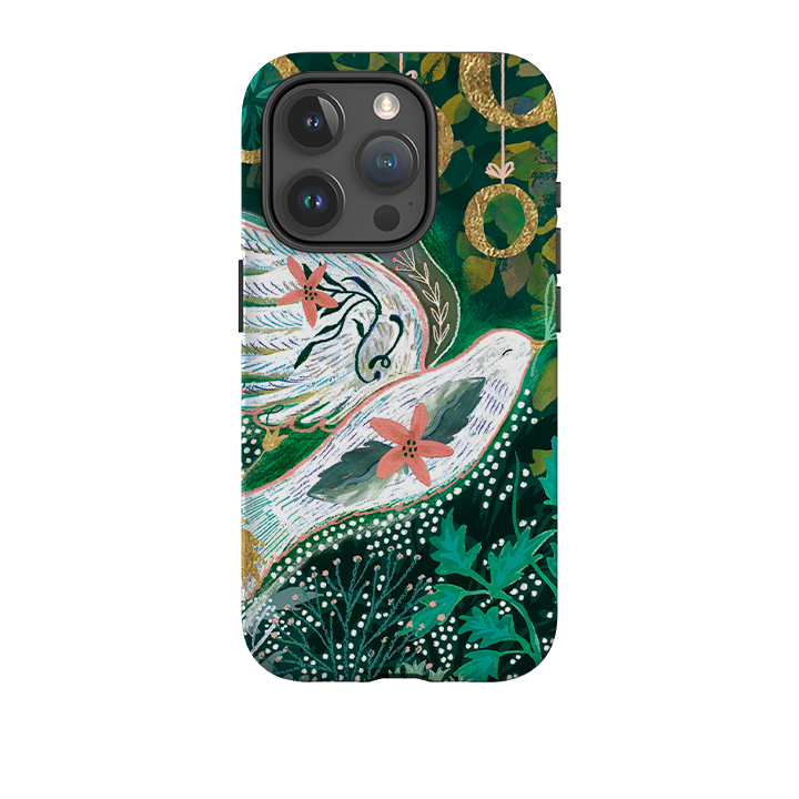 iPhone Tough Case - Gold Rings By Emma Frances Grant