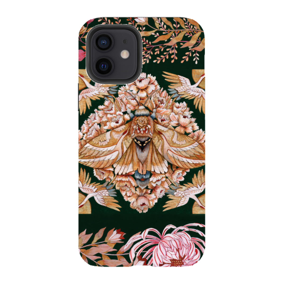iPhone Tough Case - Golden Moth By Maria Matos