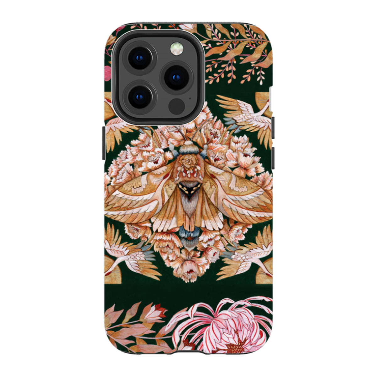 iPhone Tough Case - Golden Moth By Maria Matos
