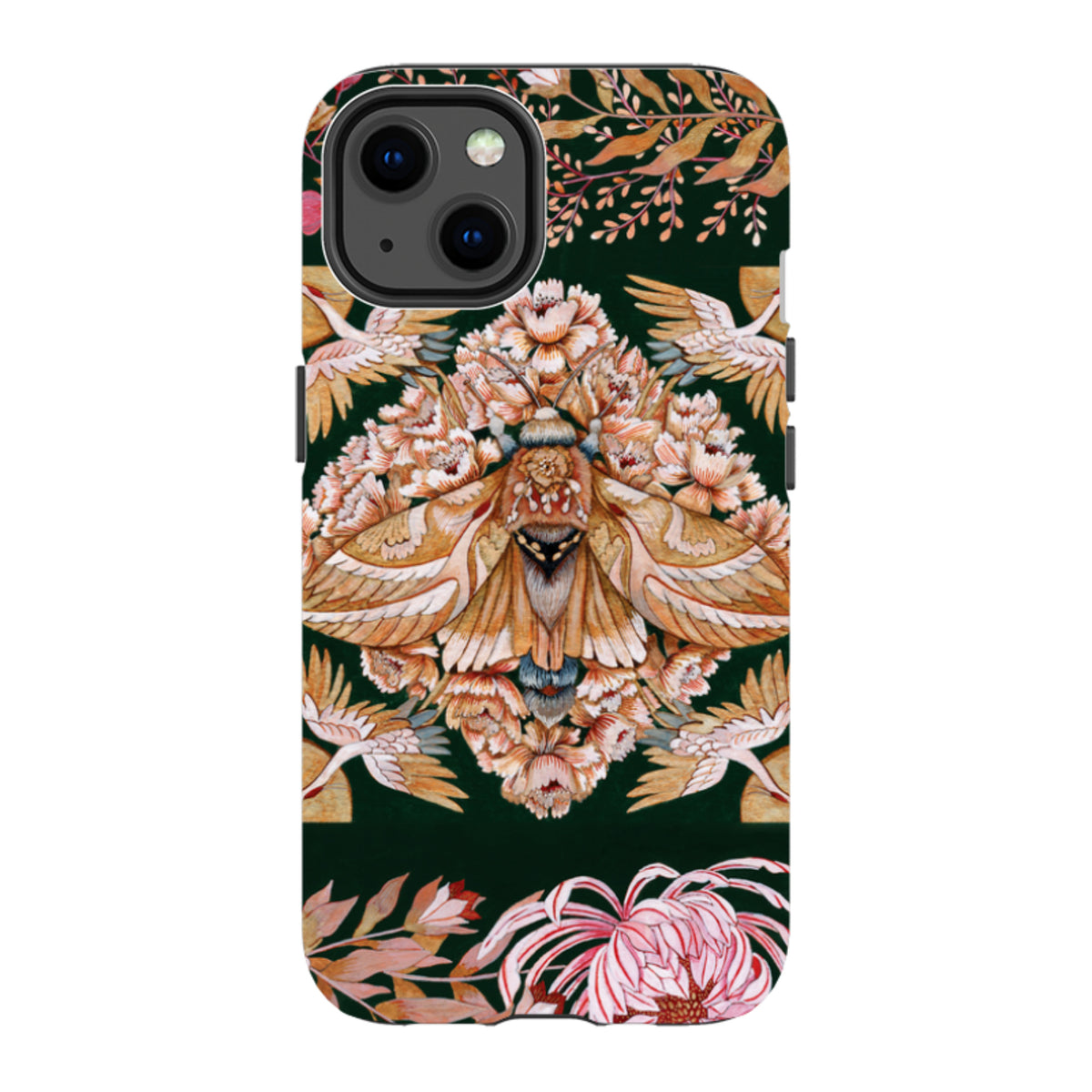 iPhone Tough Case - Golden Moth By Maria Matos