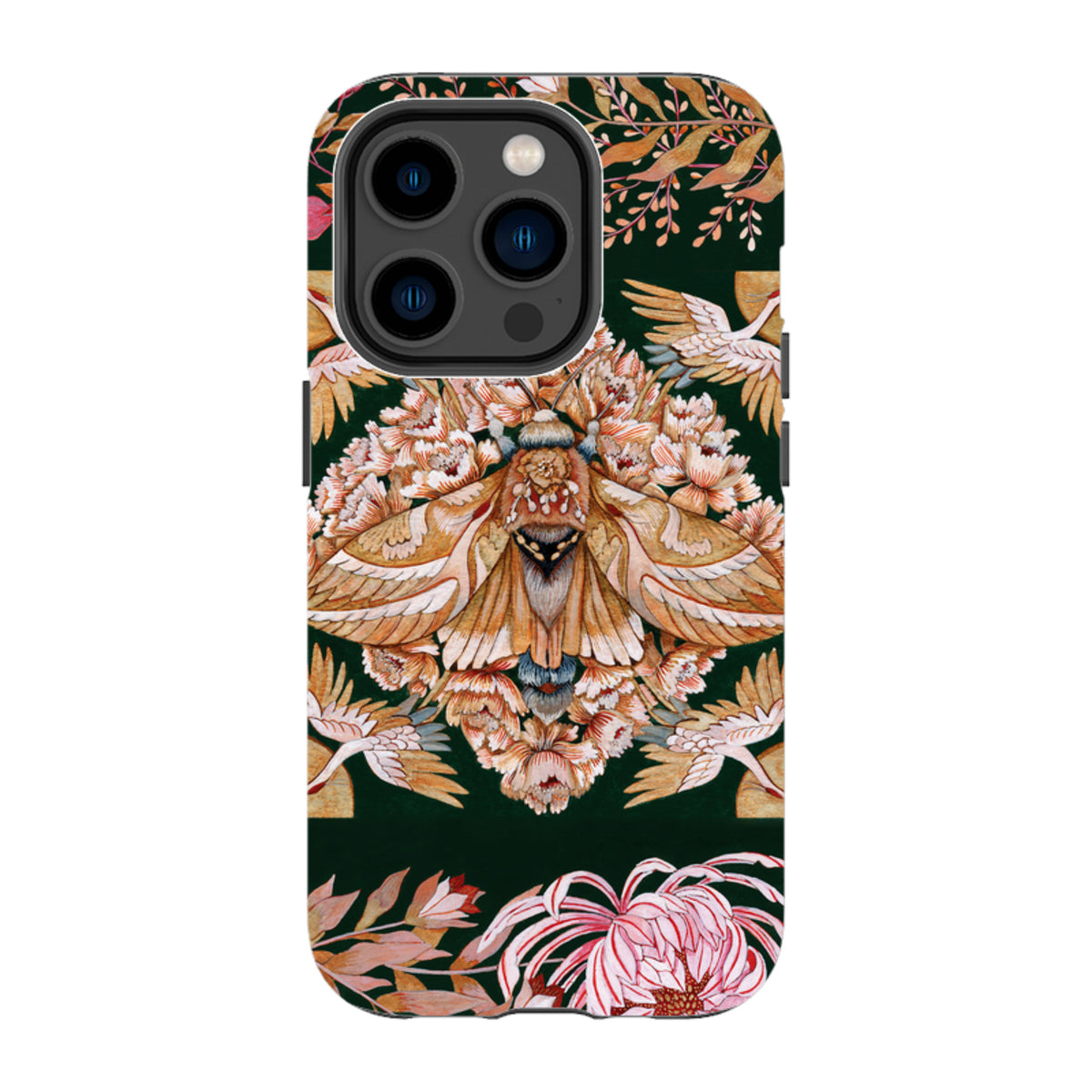 iPhone Tough Case - Golden Moth By Maria Matos