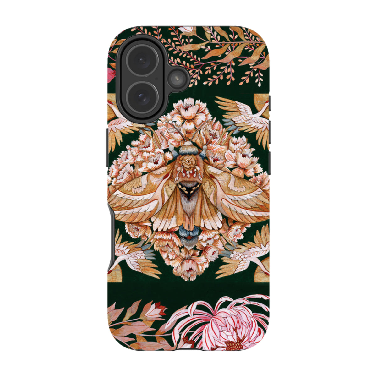 iPhone Tough Case - Golden Moth By Maria Matos