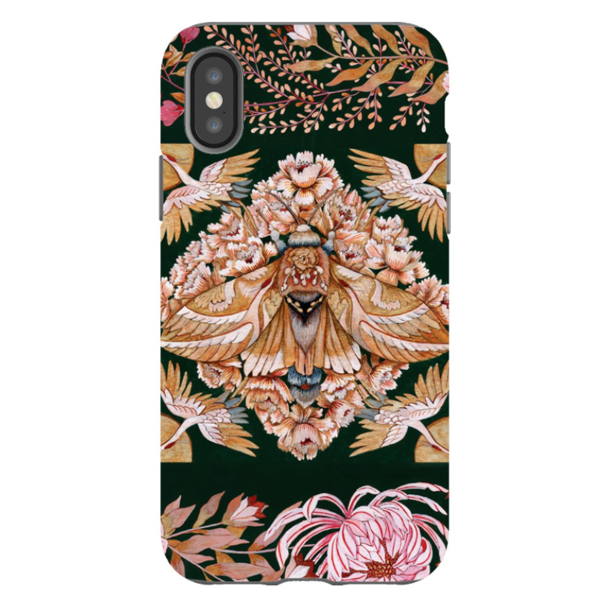 iPhone Tough Case - Golden Moth By Maria Matos