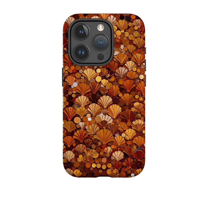iPhone Tough Case - Golden Shells