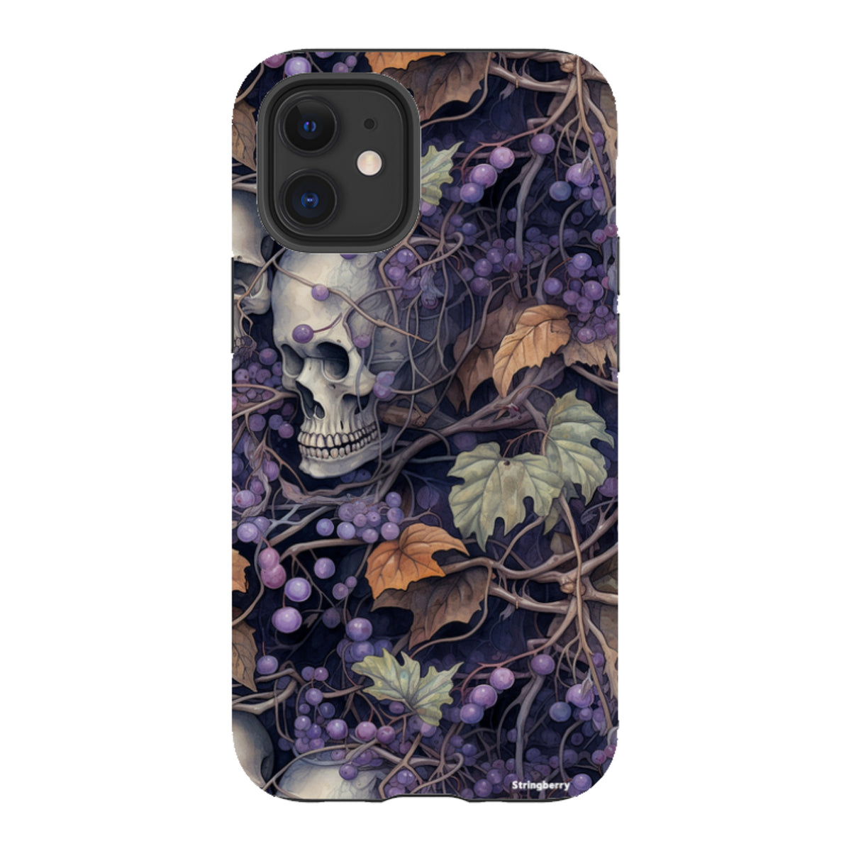 iPhone Tough Case - Grape Skull