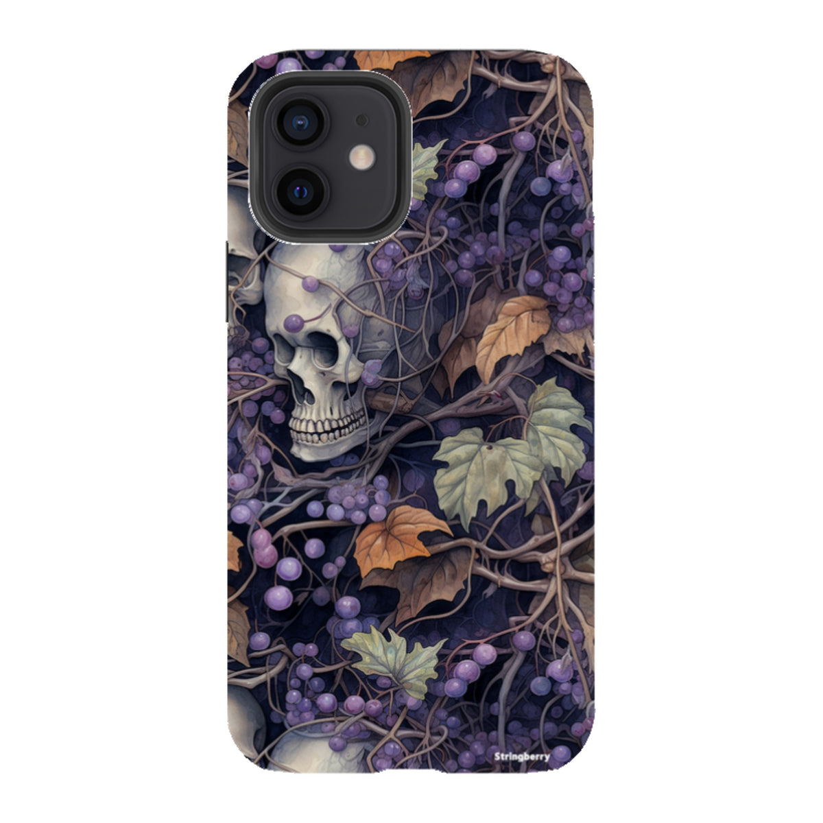 iPhone Tough Case - Grape Skull