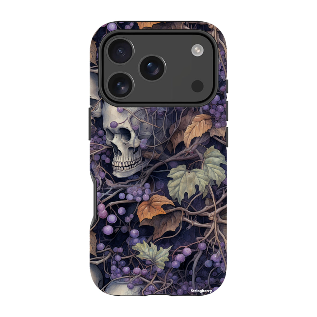 iPhone Tough Case - Grape Skull
