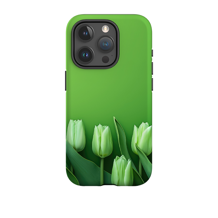 iPhone Tough Case -Green Floral
