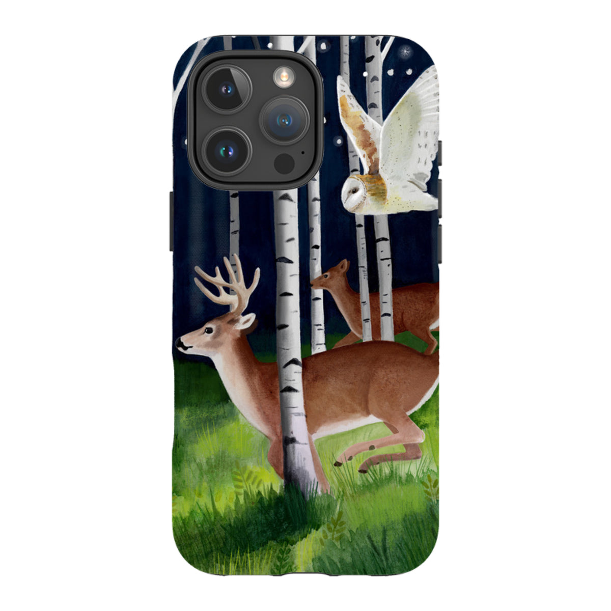 iPhone Tough Case - Green Forest By Bex Parkin
