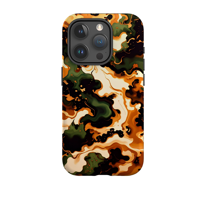 iPhone Tough Case - Green Marble