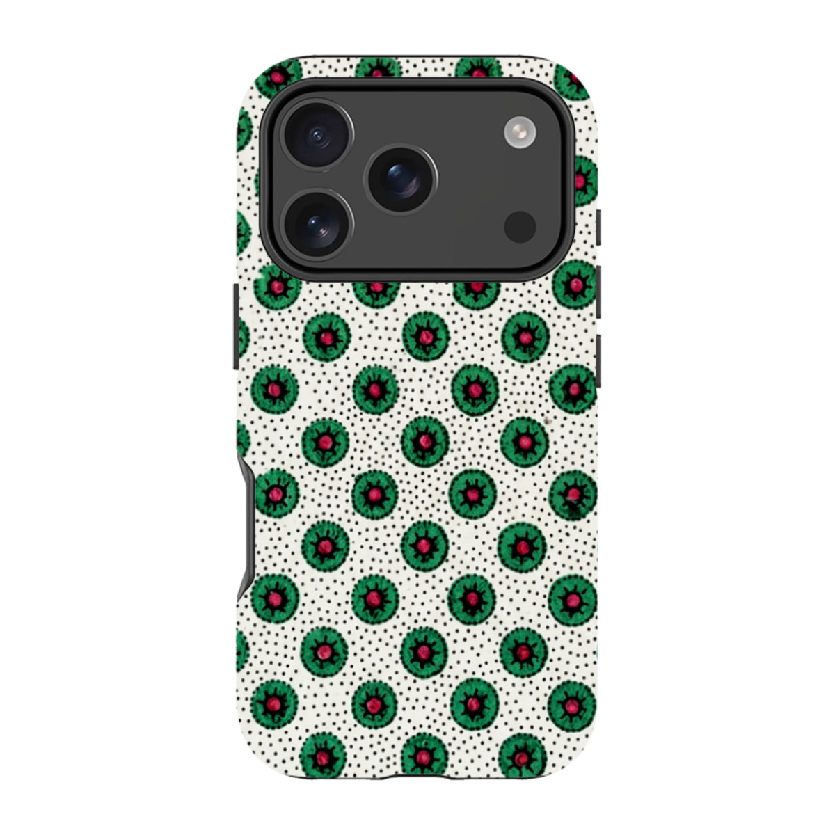 iPhone Tough Case - Green Medallion