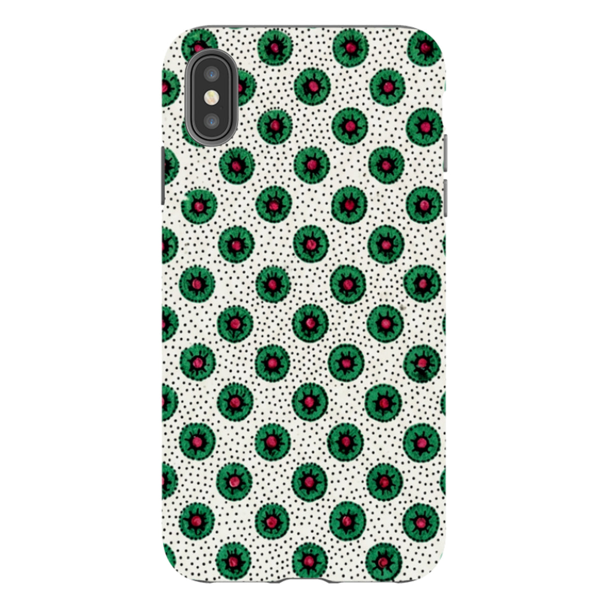 iPhone Tough Case - Green Medallion