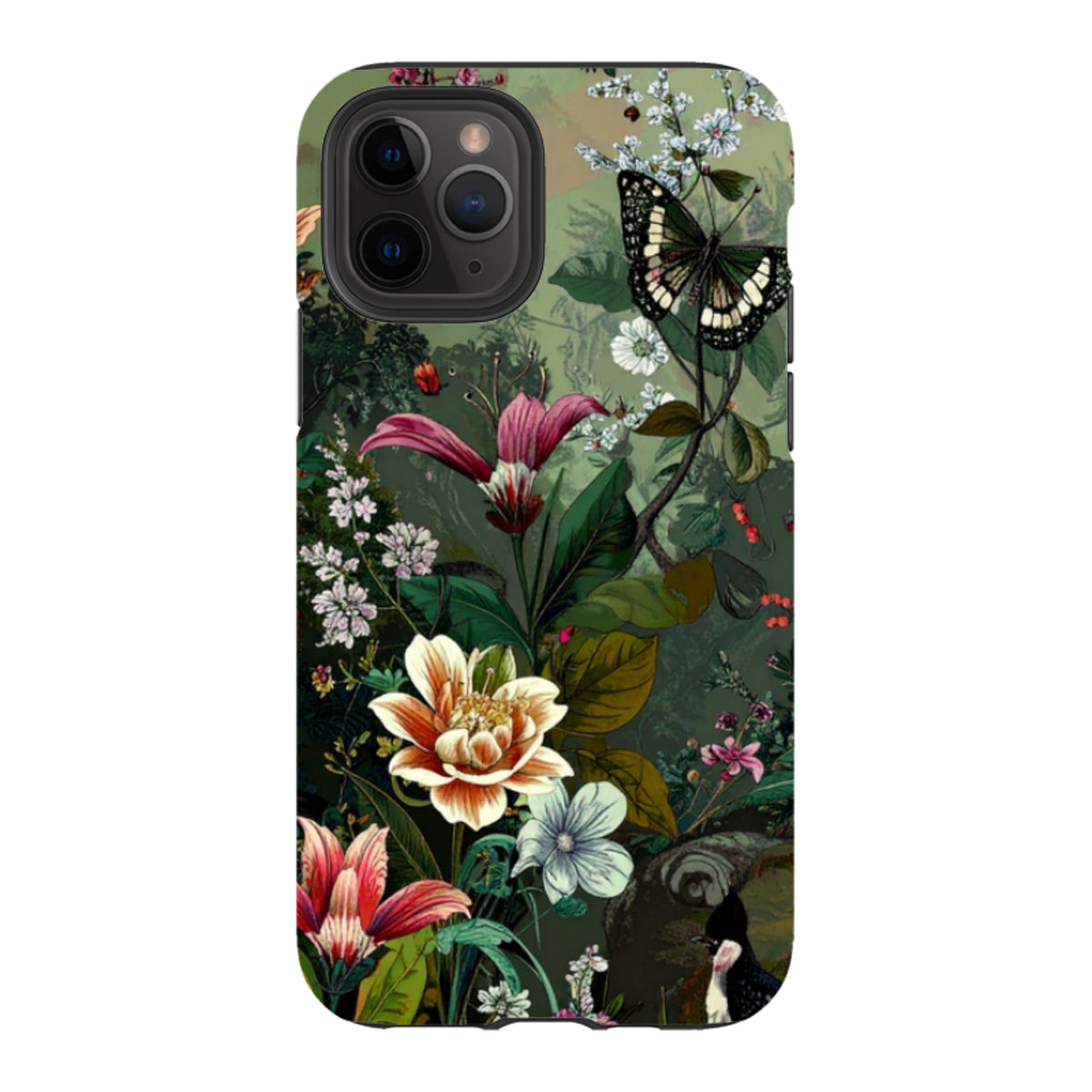 iPhone Tough Case - Green Vyne Butterfly