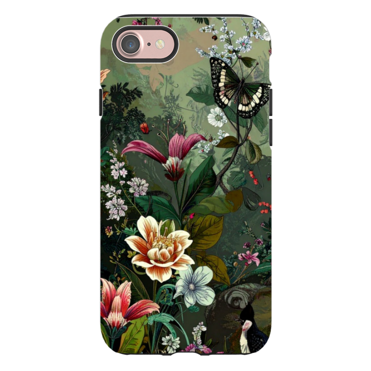 iPhone Tough Case - Green Vyne Butterfly