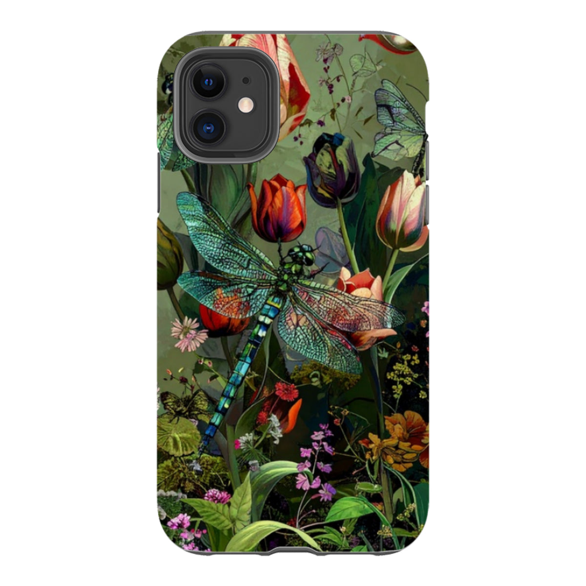 iPhone Tough Case - Green Vyne Dragonfly