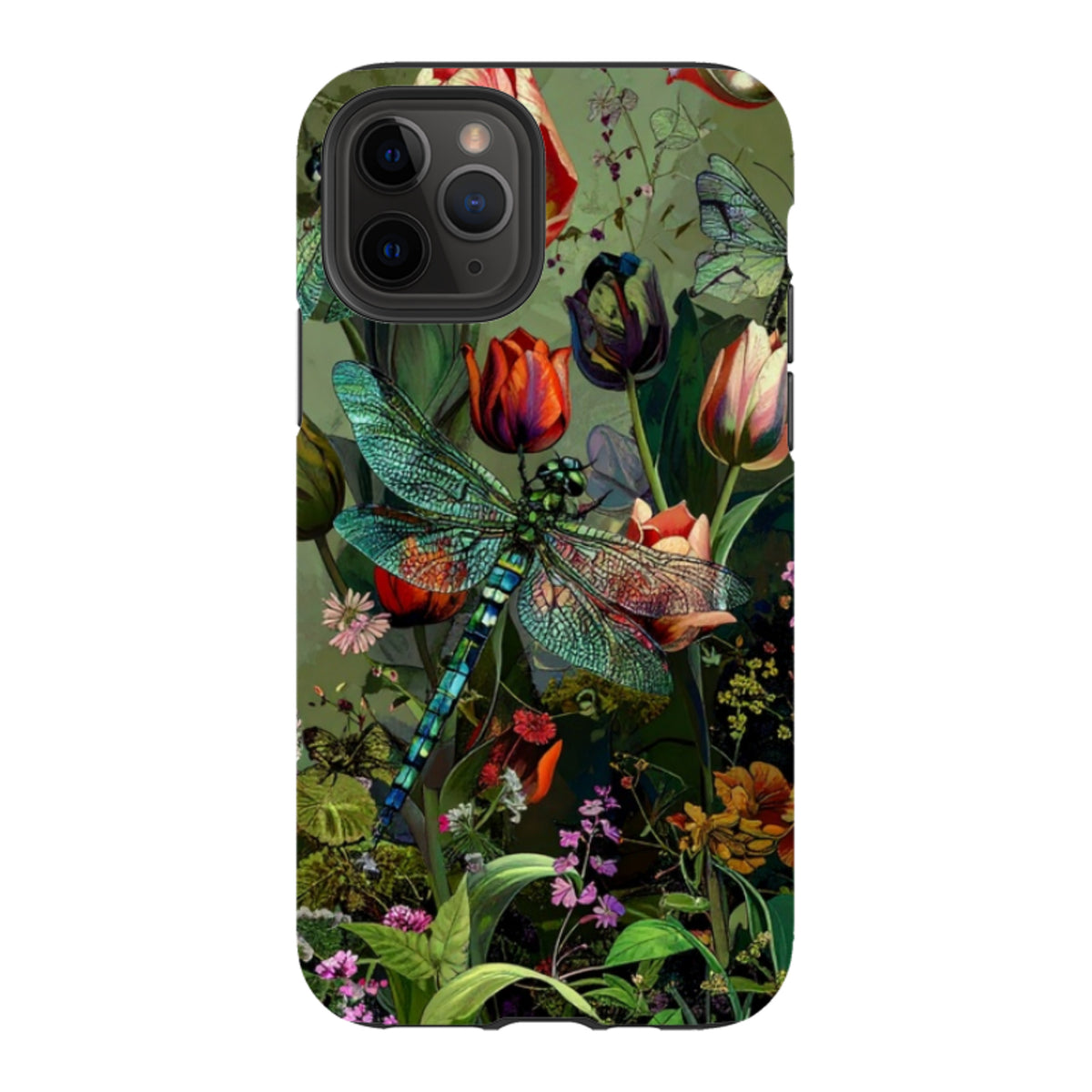 iPhone Tough Case - Green Vyne Dragonfly