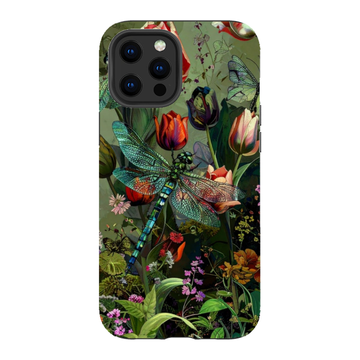 iPhone Tough Case - Green Vyne Dragonfly