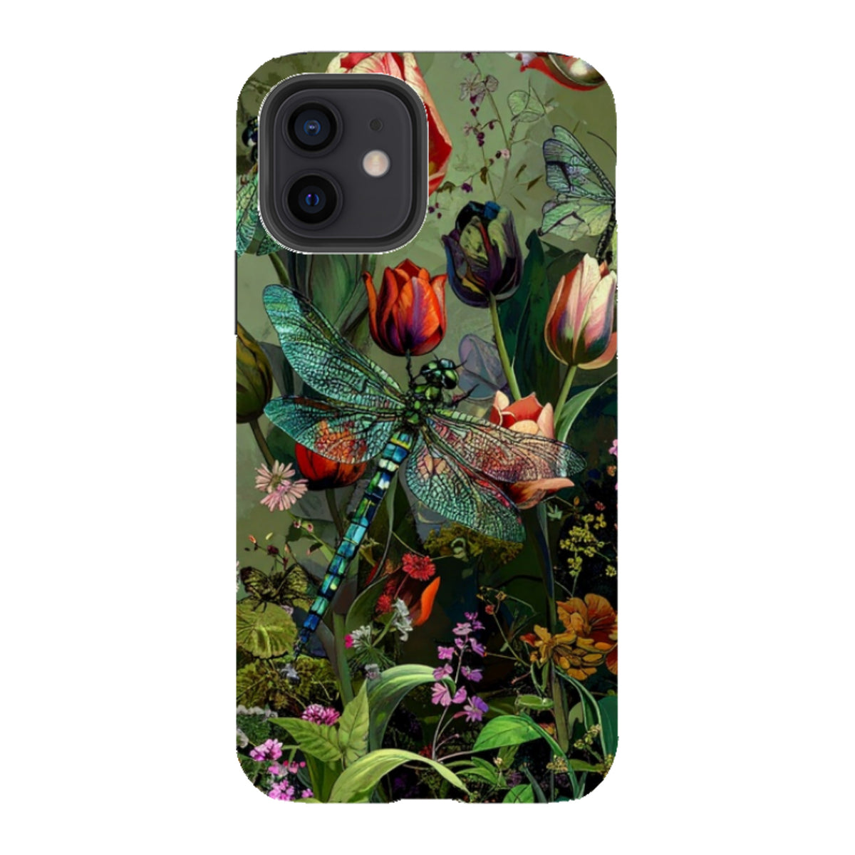 iPhone Tough Case - Green Vyne Dragonfly