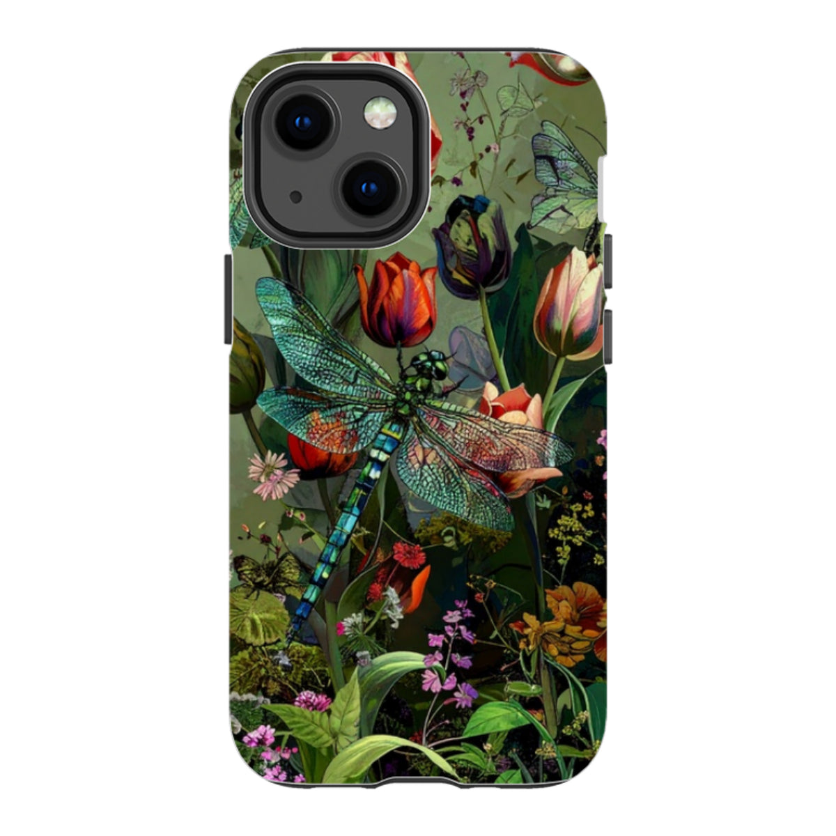 iPhone Tough Case - Green Vyne Dragonfly