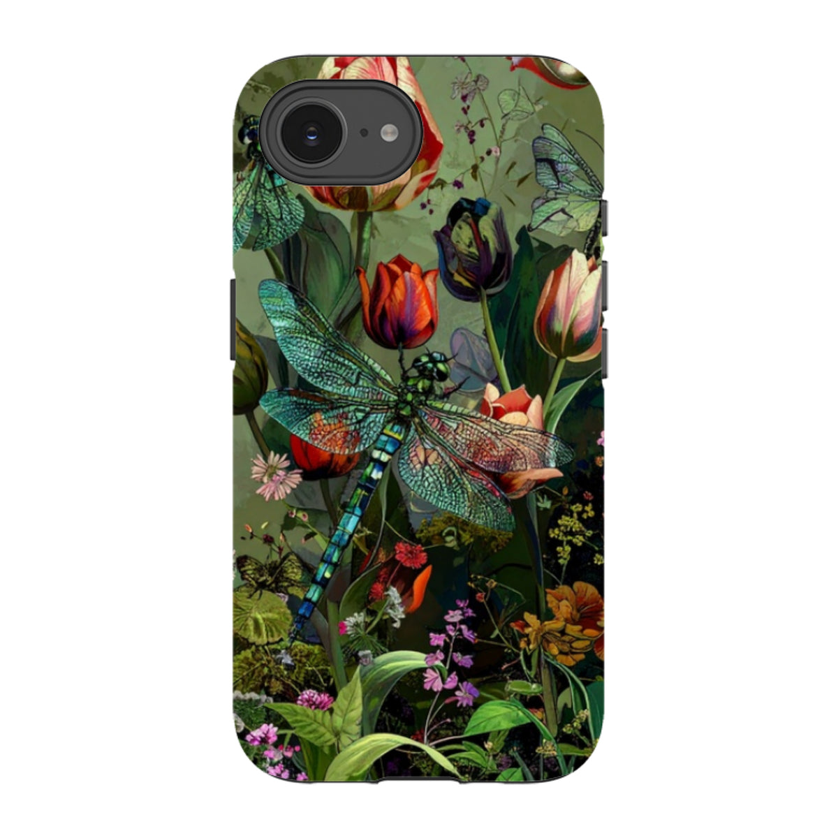 iPhone Tough Case - Green Vyne Dragonfly