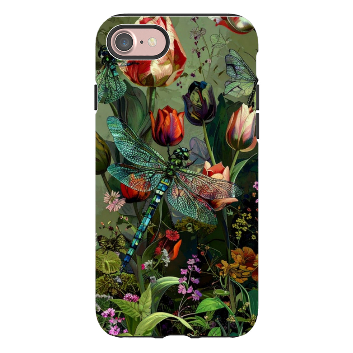 iPhone Tough Case - Green Vyne Dragonfly