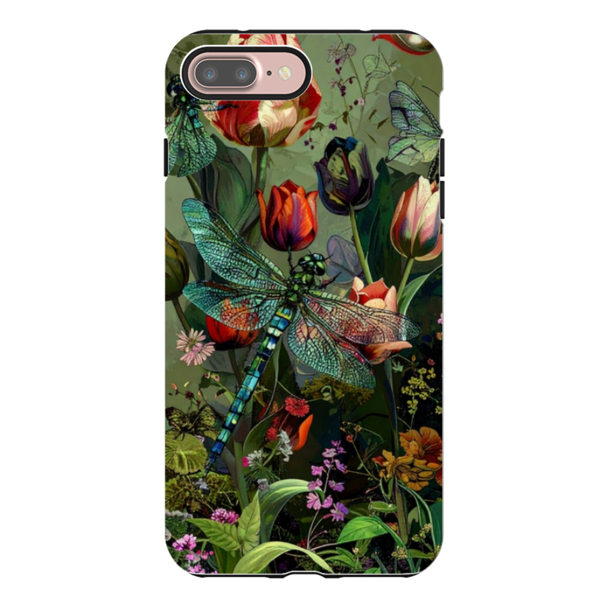 iPhone Tough Case - Green Vyne Dragonfly
