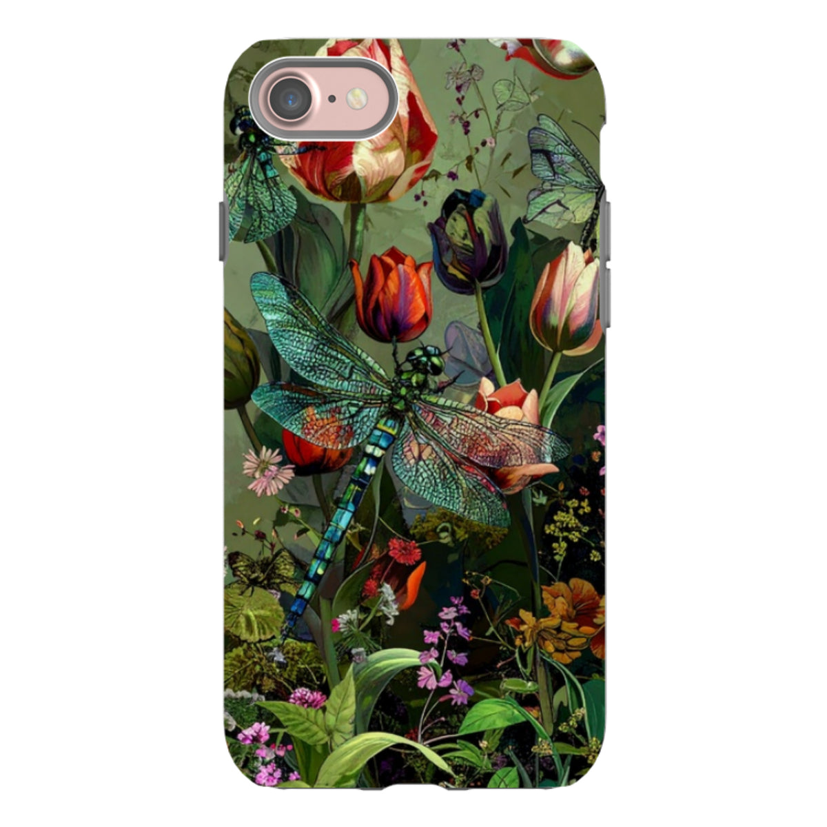 iPhone Tough Case - Green Vyne Dragonfly