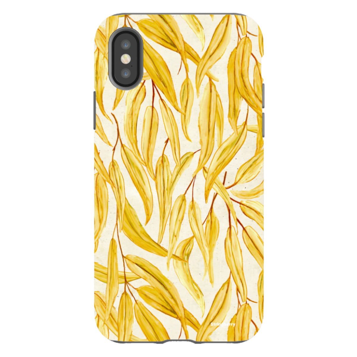 iPhone Tough Case - Gum Yellow By Katherine Quinn
