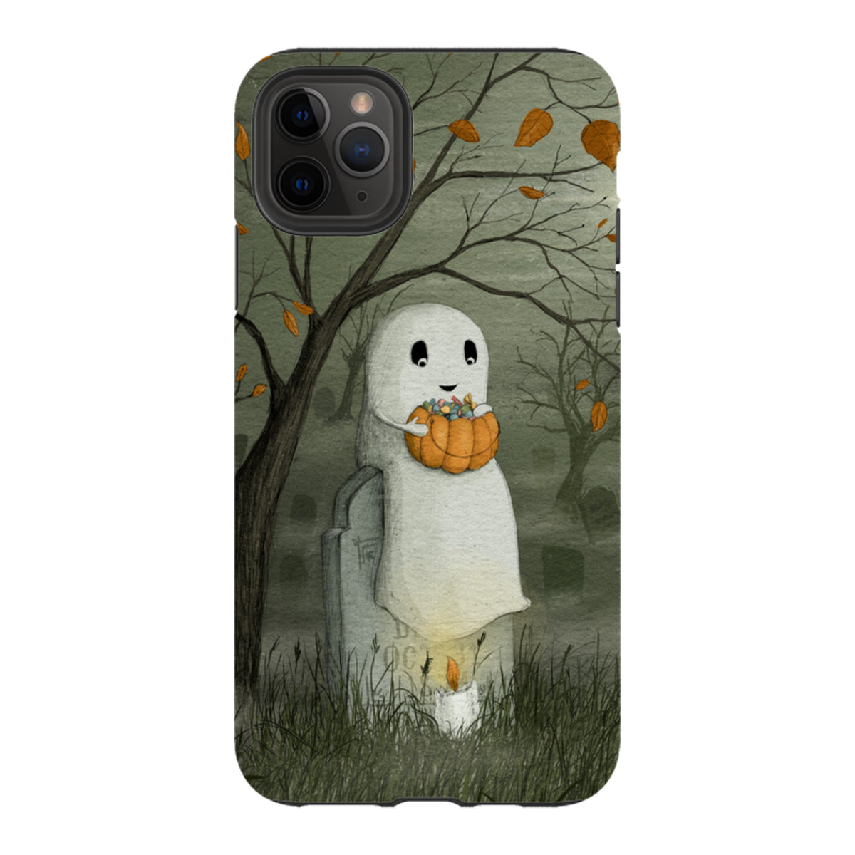 iPhone Tough Case - Halloween Ghost By Maja Lindberg