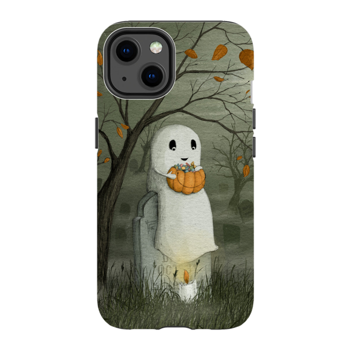 iPhone Tough Case - Halloween Ghost By Maja Lindberg