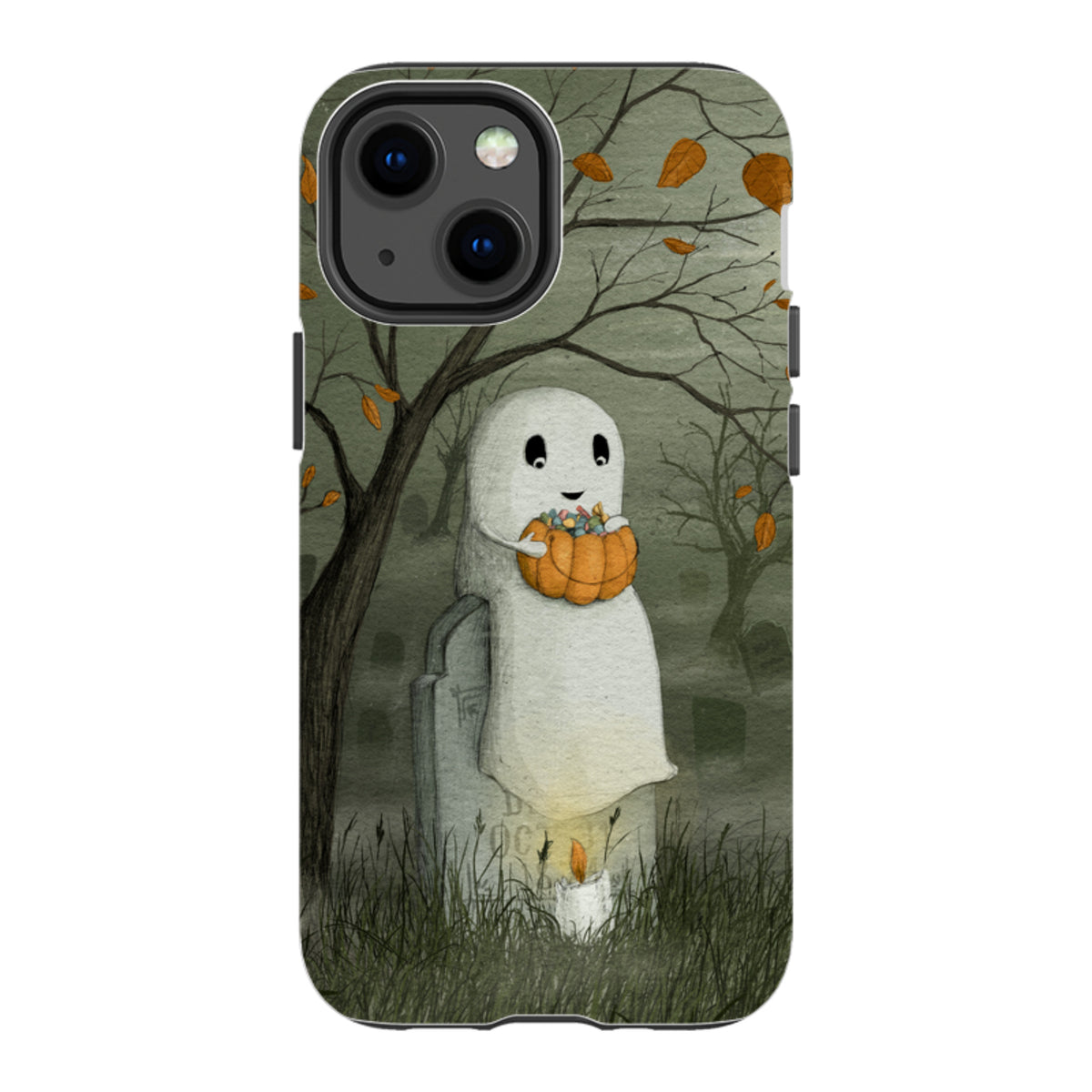 iPhone Tough Case - Halloween Ghost By Maja Lindberg