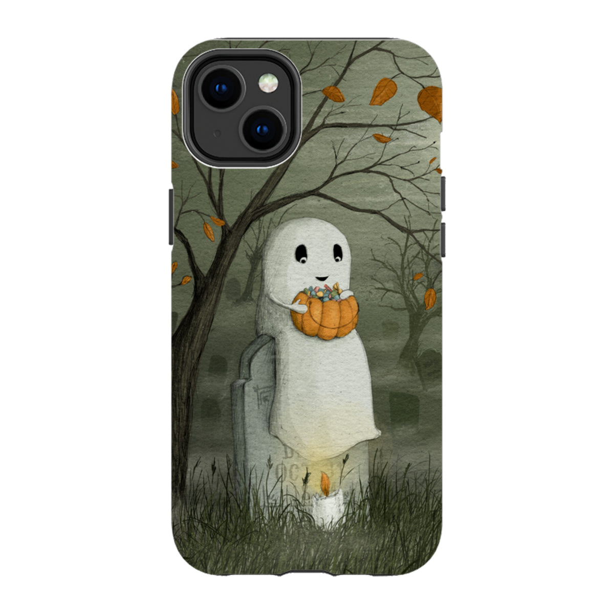 iPhone Tough Case - Halloween Ghost By Maja Lindberg