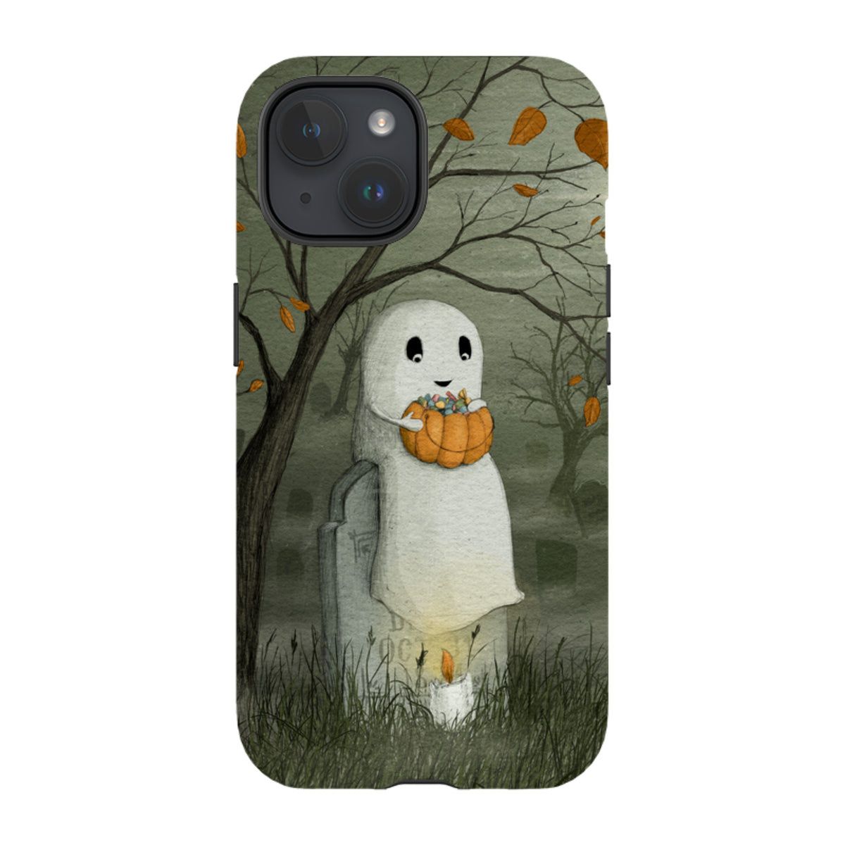 iPhone Tough Case - Halloween Ghost By Maja Lindberg