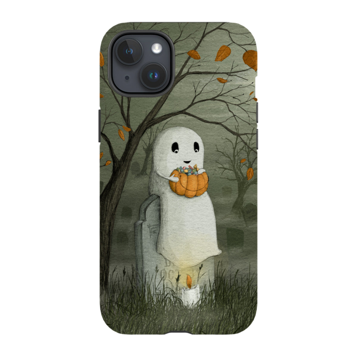 iPhone Tough Case - Halloween Ghost By Maja Lindberg